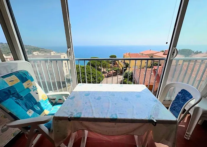 شقة Banyuls-Sur-Mer T2 Avec Vue Mer, Ascenseur Et Parking Privatif - Fr-1-309-102 بانيول سور مير